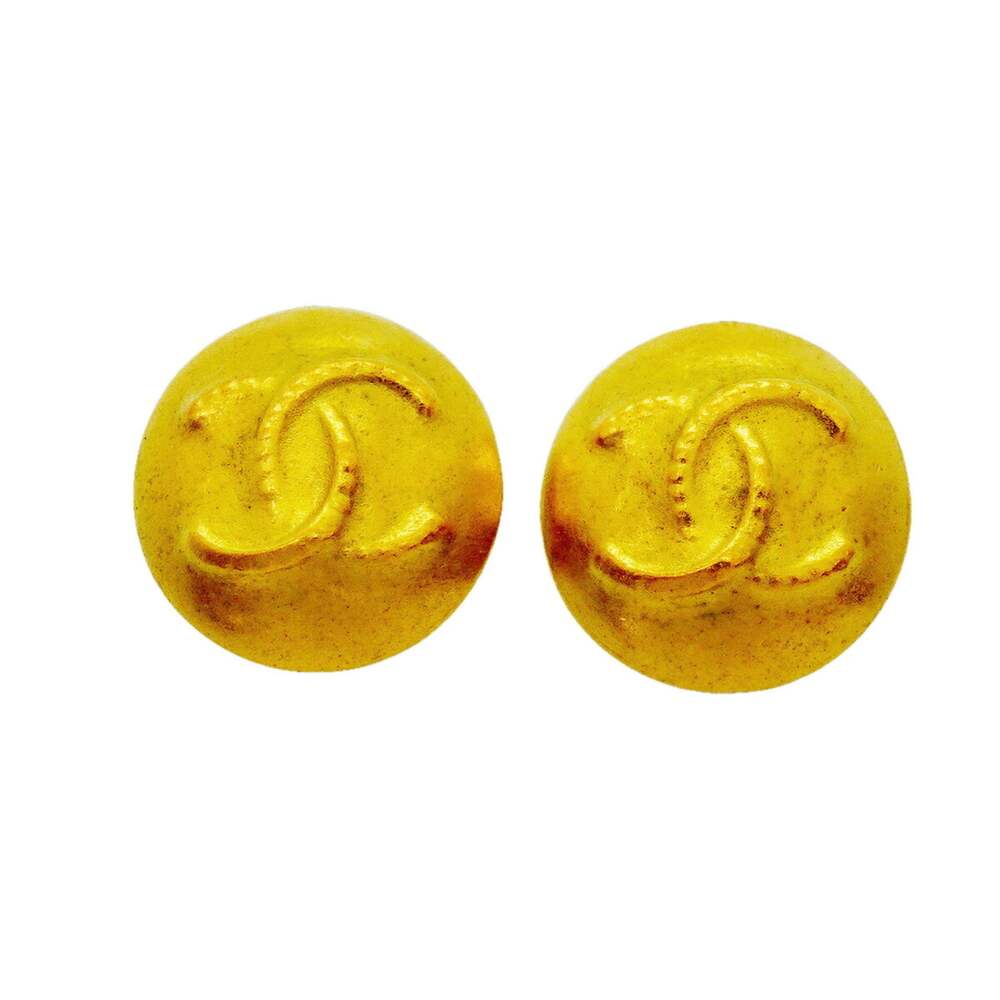Chanel Cc Logo Circle Clip-On Earrings #351247C58B